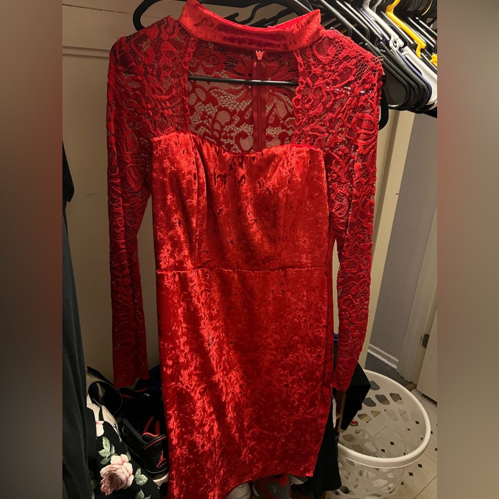 Red dress